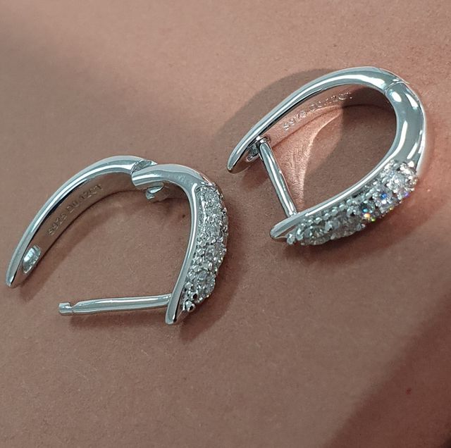 Pendientes ORO MOISSANITA.  REGALO NAVIDAD.