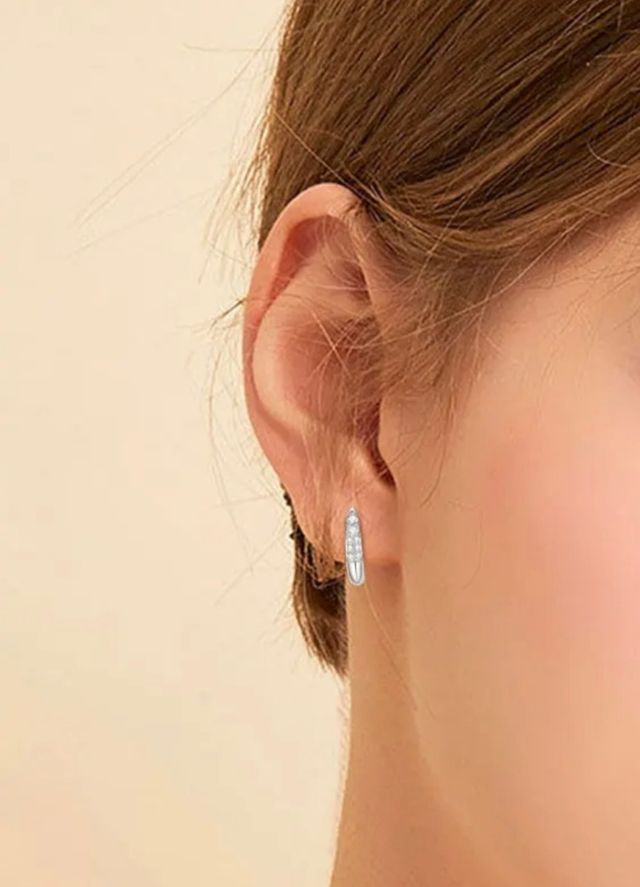 Pendientes ORO MOISSANITA.  REGALO NAVIDAD.