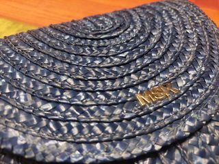 Bolso rafia Misako azul