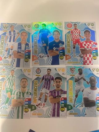 10 Cromos Panini Influencers