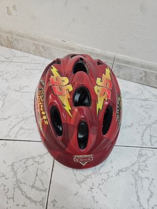 Casco bici niño Rayo McQueen 52-56cm
