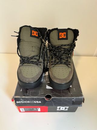 DC Pure High Top - Zapatillas Verde Oliva