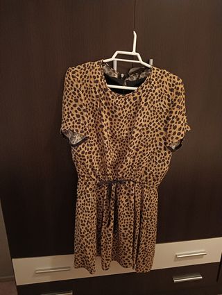 Vestido leopardo - talla M
