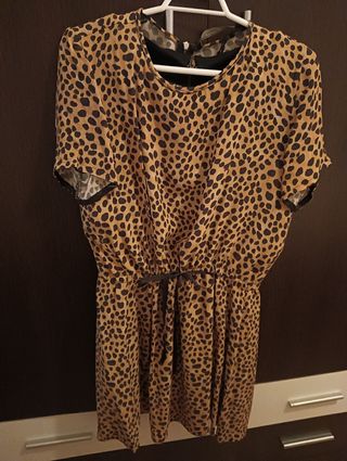 Vestido leopardo - talla M