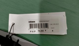 Bañador Calvin Klein negro - nuevo