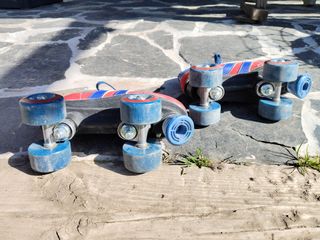 Patines retro niño - Rojo y Azul