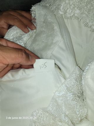 Vestido novia talla ×l sin usar