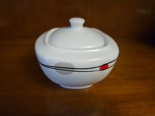 Juego café/té 6 tazas, jarra de leche y azucarera