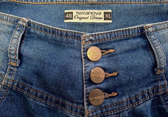 Jeans Terranova skinny a vita alta taglia XL