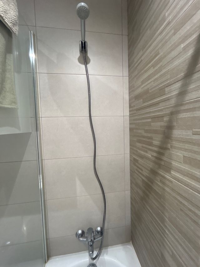 Grifo ducha metalico plateado