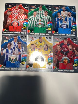 7 cromos Panini Adrenalyn XL VAMOS!