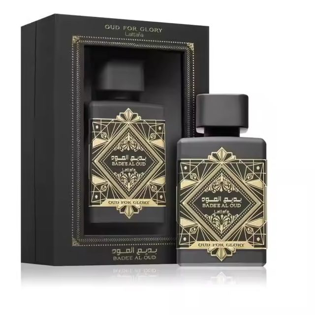Lattafa Badee Al Oud Oud for Glory Negro Perfume