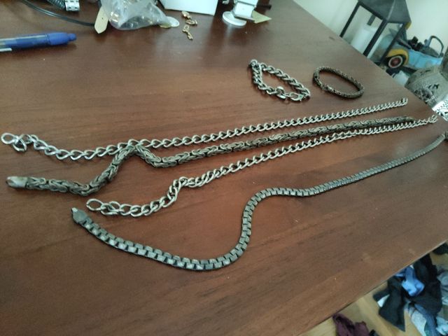 Collares y pulseras plata