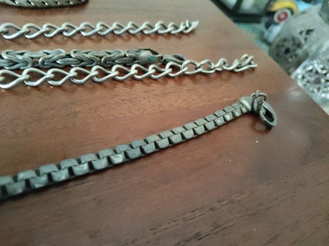 Collares y pulseras plata