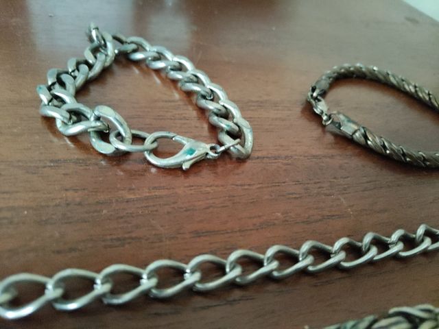 Collares y pulseras plata