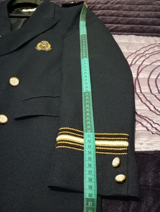 Chaqueta Traje Azul Dorado - Talla 24