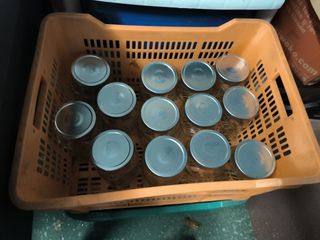 18 botes cristal 900ml