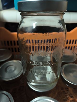 18 botes cristal 900ml