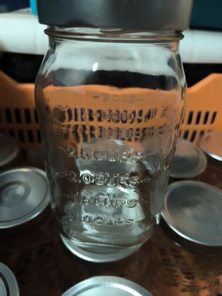 18 botes cristal 900ml