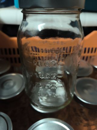 18 botes cristal 900ml