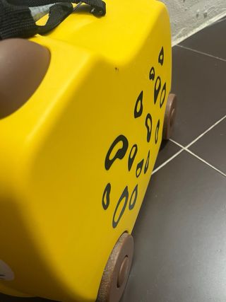 Maleta infantil imitacion Trunki amarilla Lidl
