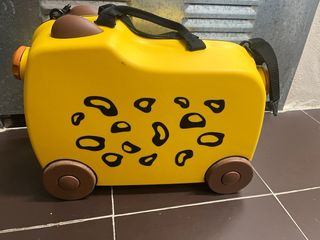 Maleta infantil imitacion Trunki amarilla Lidl