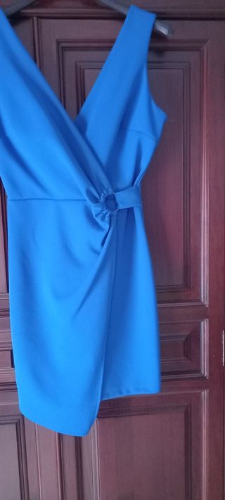 Vestido azul corto