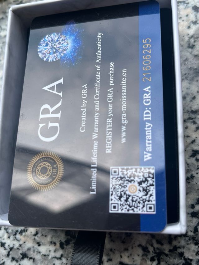 Collana diamante Moissanite