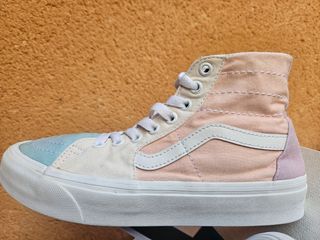 Vans Sk8-Hi Multicolor Turquesa Salmón Lila ....38