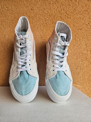 Vans Sk8-Hi Multicolor Turquesa Salmón Lila ....38