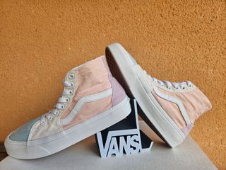 Vans Sk8-Hi Multicolor Turquesa Salmón Lila ....38