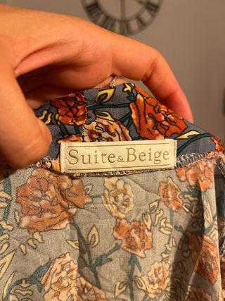Kaftán largo estampado floral