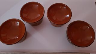 Set 4 Ciotole Bagnacauda Terracotta