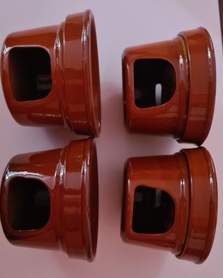 Set 4 Ciotole Bagnacauda Terracotta