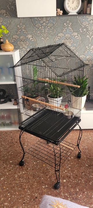 Jaula pajaros grande desmontable