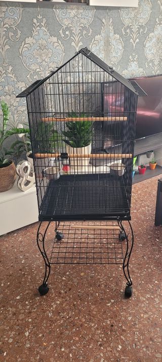 Jaula pajaros grande desmontable