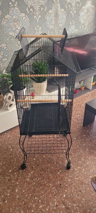 Jaula pajaros grande desmontable