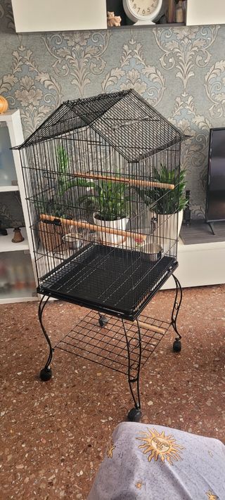 Jaula pajaros grande desmontable