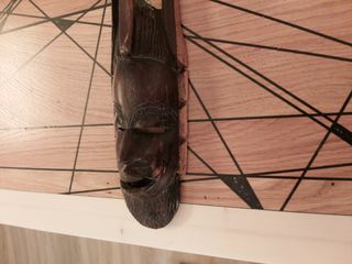 Maschera in legno Tribale africana Kenya anni '80.