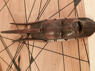 Maschera in legno Tribale africana Kenya anni '80.