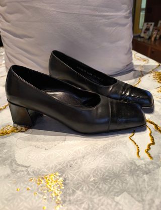 Zapatos de salón mujer piel y charol 36,5 