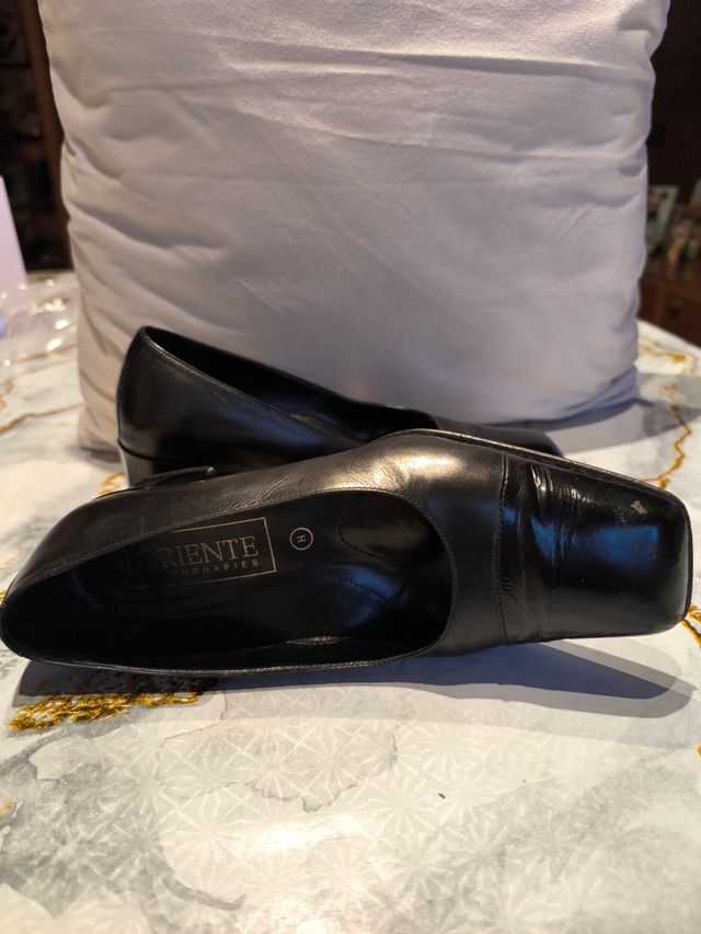 Zapatos de salón mujer piel y charol 36,5 