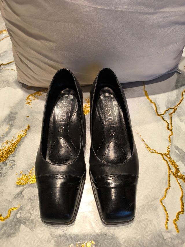 Zapatos de salón mujer piel y charol 36,5 