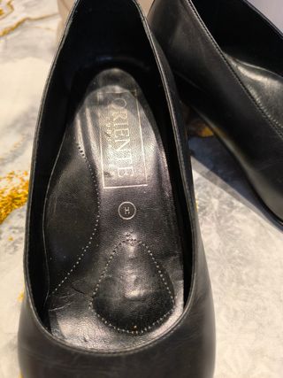 Zapatos de salón mujer piel y charol 36,5 