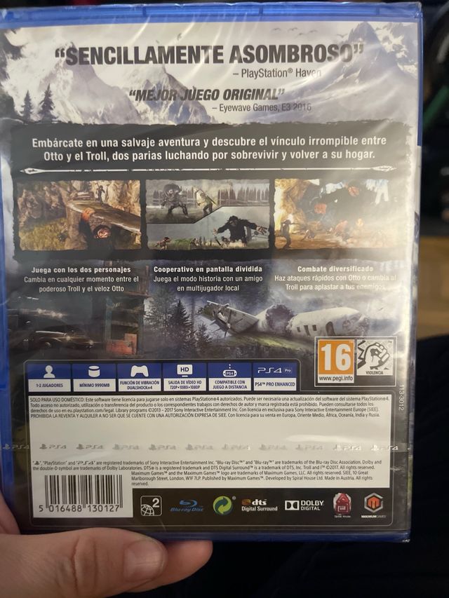 PS4 (PlayStation 4) Troll and I - Español pal esp