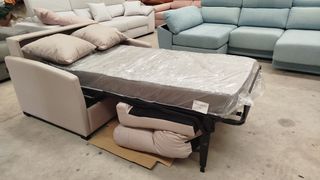 Sillón cama beige - Sofá cama