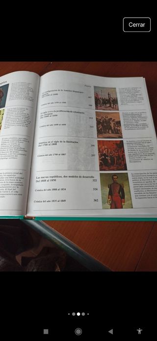 Libro "Crónica de América" Diario 16