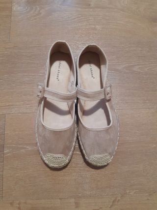 Bailarinas esparto Ideal Shoes T.40 beige