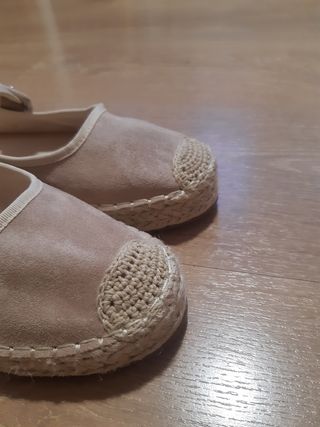 Bailarinas esparto Ideal Shoes T.40 beige