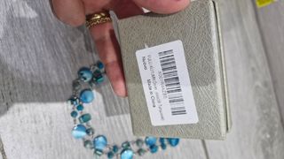 Collar azul y plata - Joyería